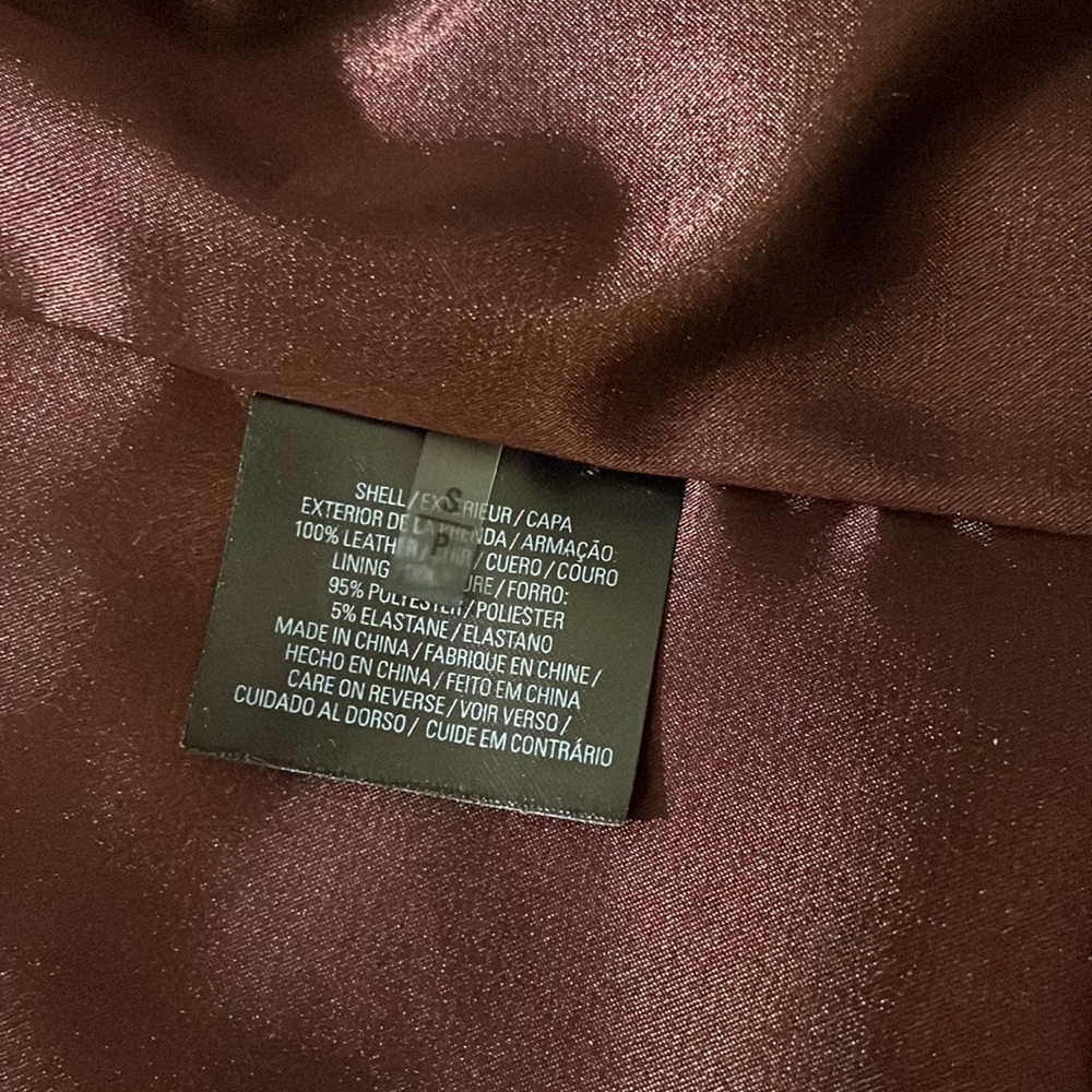- Worn once stunning soft leather blouse / jacket I paid $395 at Bloomingdales - Picture 9 of 12